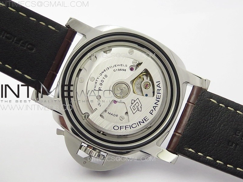Pre Order PAM1116 SS VSF 1:1 Best Edition Green Dial on Brown Leather Strap P.9010 Super Clone